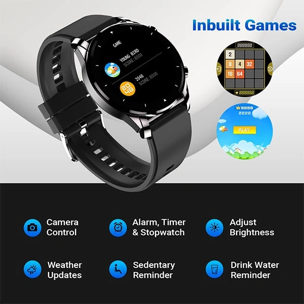 Fire-Boltt Thunder Bluetooth Calling 1.32 Inch Smartwatch with SpO2