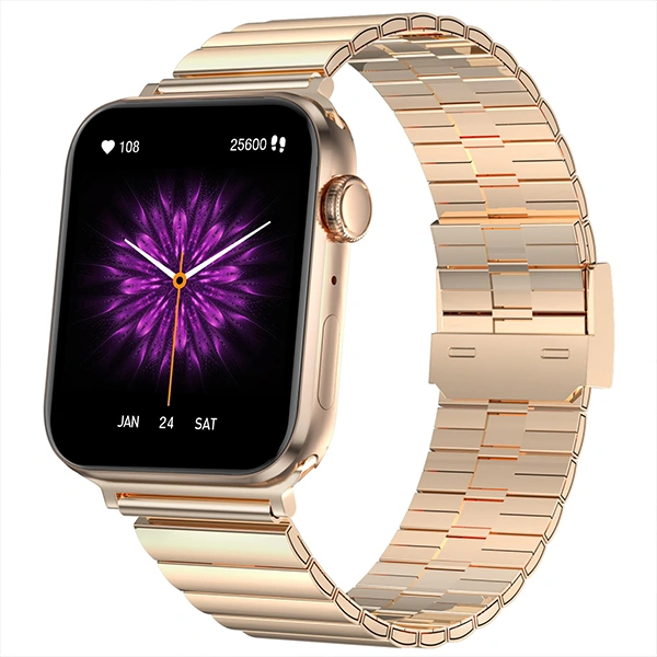 Fire-Boltt Visionary 1.78" AMOLED Smartwatch - Steel Gold - Steel Gold