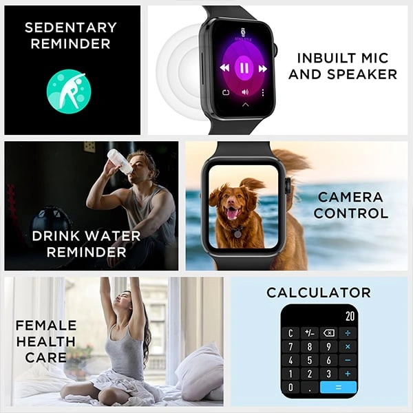 Fire-Boltt Visionary 1.78" AMOLED Smartwatch - Steel Silver - Steel Silver