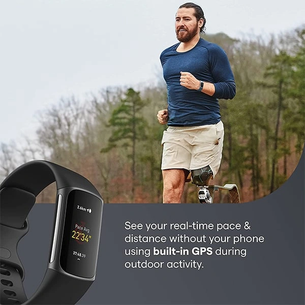 Fitbit Charge 5 Advanced Health & Fitness Tracker - White - White