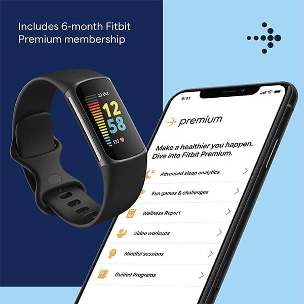 Fitbit Charge 5 Advanced Health & Fitness Tracker - White - White
