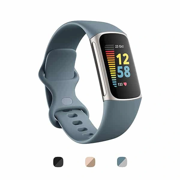 Fitbit Charge 5 Advanced Health & Fitness Tracker - Blue - Blue