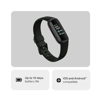 Fitbit Inspire 3 Health & Fitness Band - Lilac Bliss Black - Lilac Bliss Black
