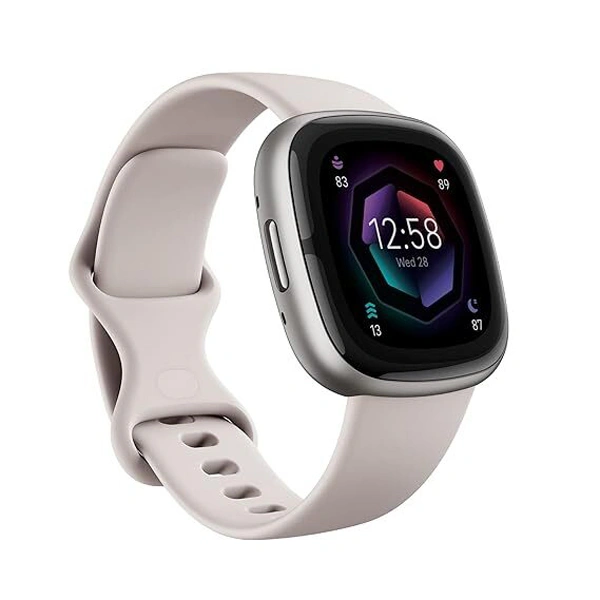 Fitbit Sense 2 Health & Fitness Band - White Platinum - White Platinum