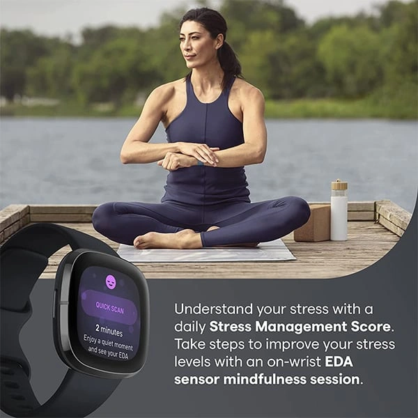 Fitbit Sense Advanced Health Smartwatch - Carbon/Graphite - Carbon/Graphite
