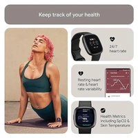 Fitbit Versa 4 Fitness Band - Beet Juice - Beet Juice
