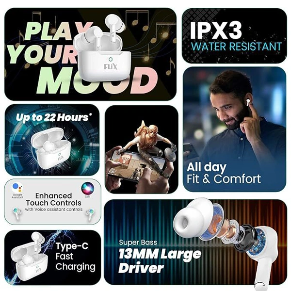 Flix FLiX (Beetel) Nitro Buds T20 Earbuds