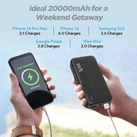 Flix FLiX (Beetel) P25 UltraCharge 22.5 Watt 20000 mAh QCPD Power Bank - Black