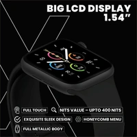 Flix FLiX (Beetel) S12 Pro 1.54" Talkon Bluetooth Calling Smart Watch - Black, White