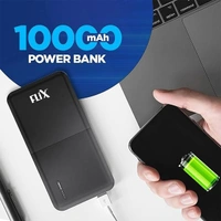 Flix FLiX(Beetel) P10 PowerXtreme 12 Watt 10000 mAh Slim Power Bank - Black