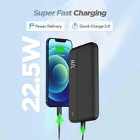 Flix FLiX(Beetel) P15 UltraCharge 22.5 Watt 10000mAh QCPD Power Bank - Black
