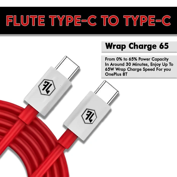 Flute Lifestyle Flute Type-C to Type-C VOOC Cable