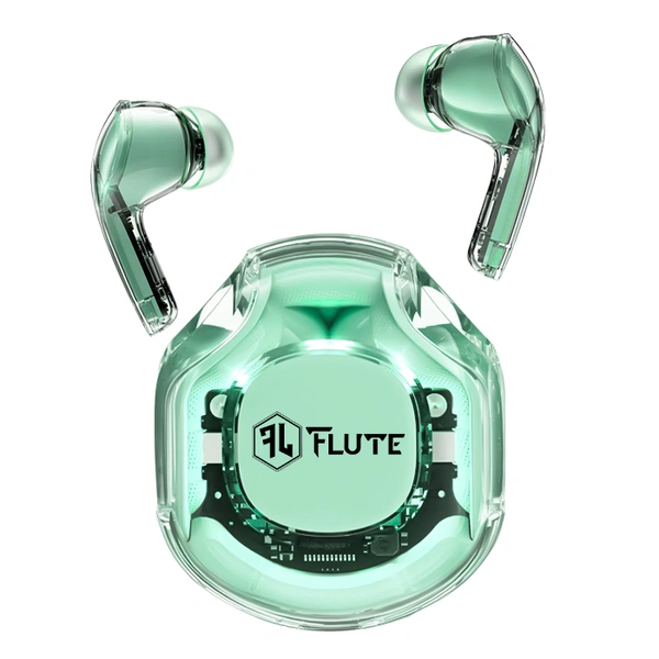 Flute Lifestyle Flute Ultrapods Pro Wireless Earbuds - Mint Green - Mint Green