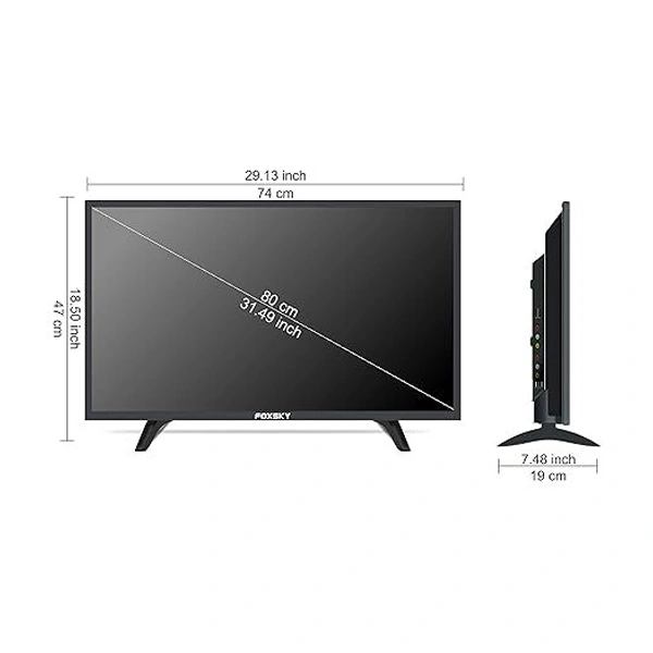 Foxsky 32FSN 80 cm (32 inches) HD Ready LED TV - Black