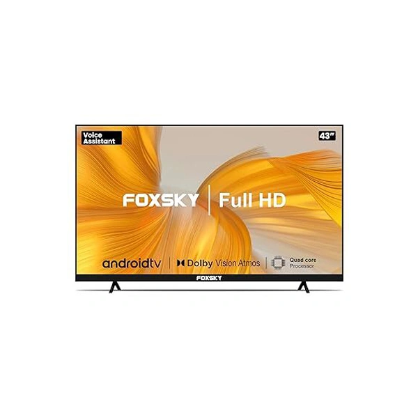 Foxsky 43FS-VS 108 cm (43 inches) Full HD Smart LED TV - Black