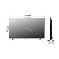 Foxsky 65FS-VS 165 cm (65 inches) 4K Ultra HD Smart LED TV - Black