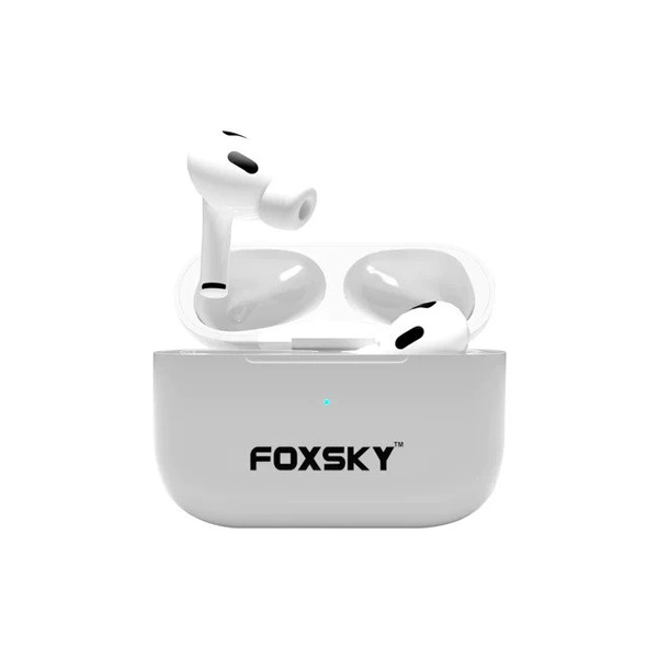 Foxsky FS AirPods Pro Active Noise Cancelling Wireless Earbuds - White