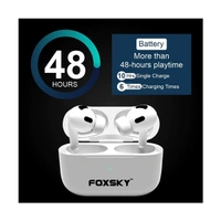 Foxsky FS AirPods Pro Active Noise Cancelling Wireless Earbuds - White