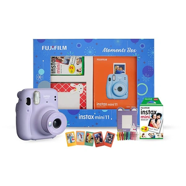 Fujifilm Instax Mini 11 Instant Camera Moments - Lilac Purple - Lilac Purple