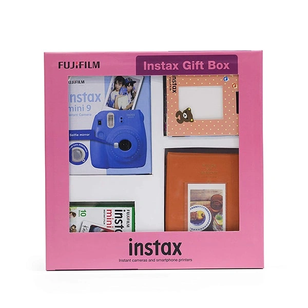 Fujifilm Instax Mini 9 Moments Box - Clear Purple - Clear Purple