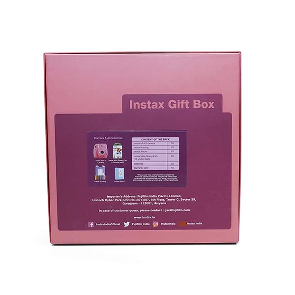 Fujifilm Instax Mini 9 Moments Box - Clear Purple - Clear Purple