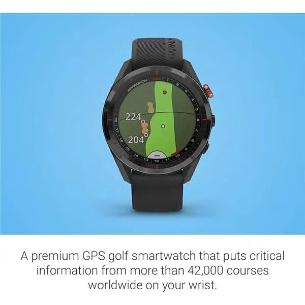 Garmin Approach S62 Premium Golf GPS Smartwatch - White - White