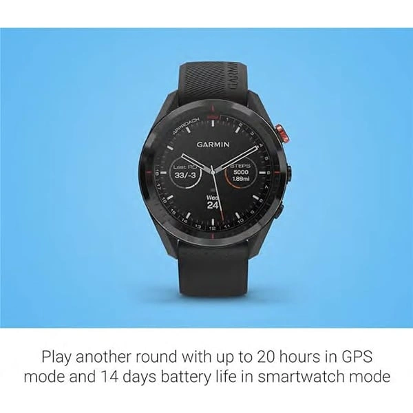 Garmin Approach S62 Premium Golf GPS Smartwatch - White - White