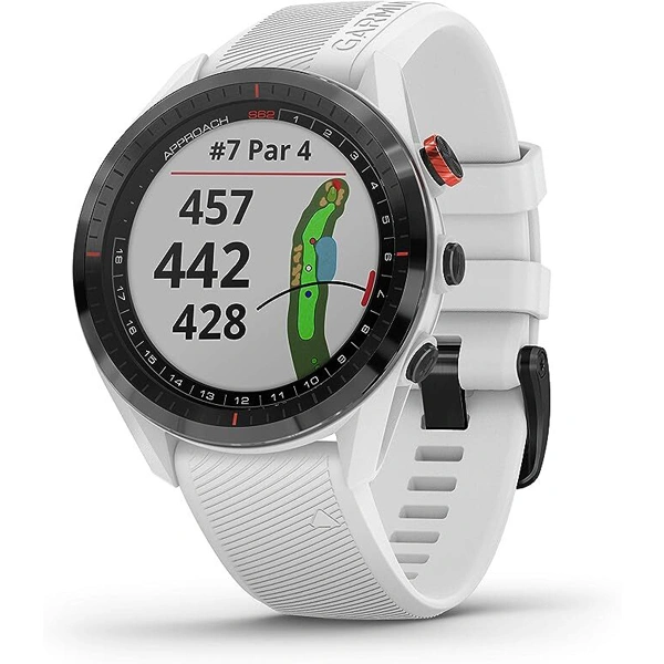 Garmin Approach S62 Premium Golf GPS Smartwatch - White - White
