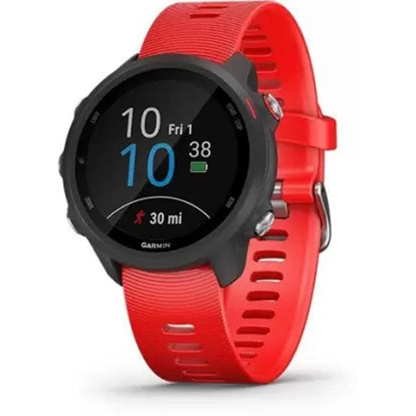 Garmin Forerunner 245 Music Smartwatch - Red - Red