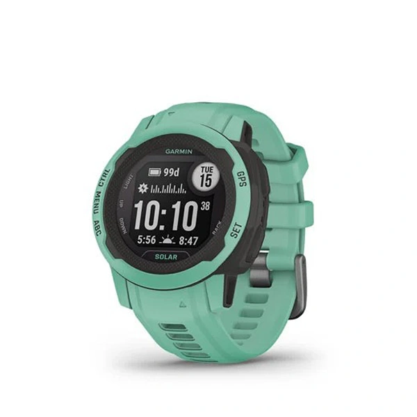 Garmin Instinct 2S Solar GPS Smartwatch - Green - Green