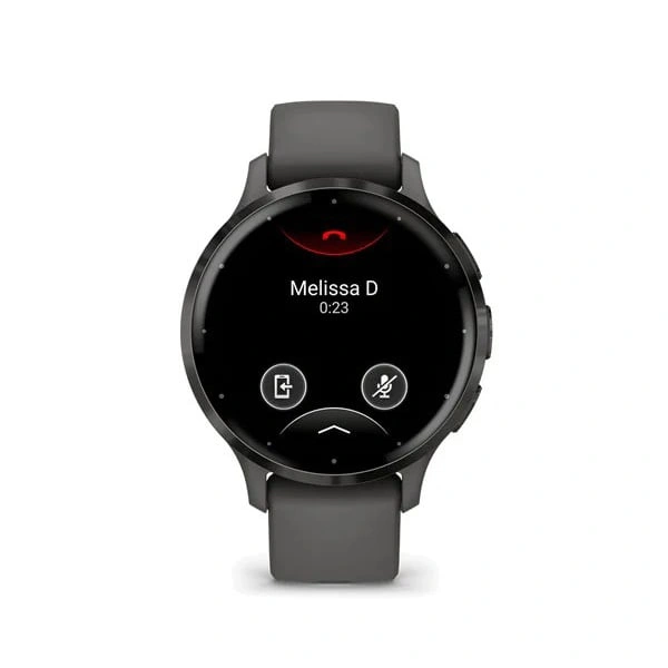 Garmin Venu 3S 1.2-Inch AMOLED Touchscreen Display Smart Watch - Black - Black