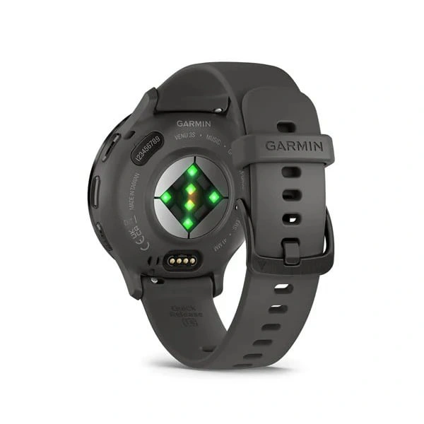 Garmin Venu 3S 1.2-Inch AMOLED Touchscreen Display Smart Watch - Black - Black