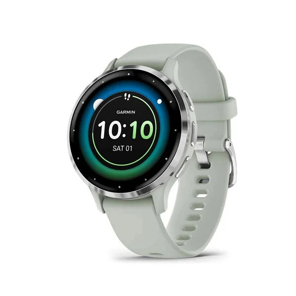 Garmin Venu 3S 1.2-Inch AMOLED Touchscreen Display Smart Watch - Silver - Silver