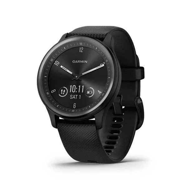 Garmin vivomove Sport Hybrid Smartwatch - Cocoa - Cocoa