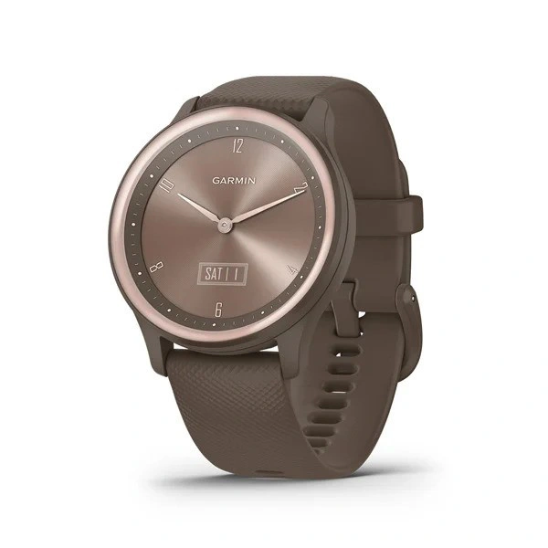 Garmin vivomove Sport Hybrid Smartwatch - Cocoa - Cocoa