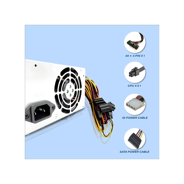 Geonix 500 Watts SMPS - Silver