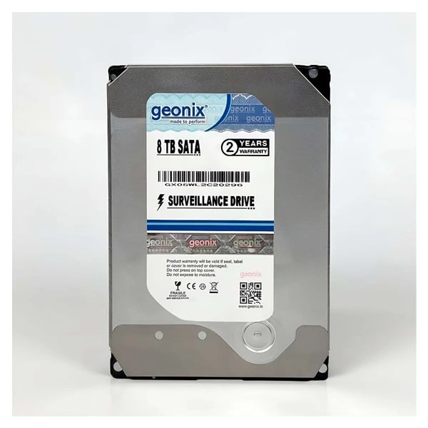 Geonix 8TB Desktop Hard Drive - Silver