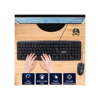 Geonix GXBM-01 Wired Keyboard Mouse Combo - Black