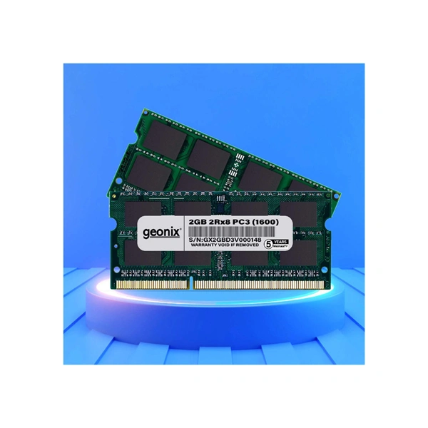 Geonix Laptop RAM 2GB DDR3L 1600 MHZ - Silver