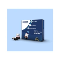 Geonix WiFi Mini USB Adapter - Black Red