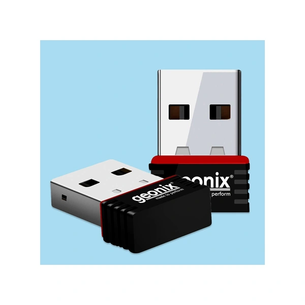 Geonix WiFi Mini USB Adapter - Black Red