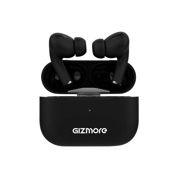 Gizmore 871 RAGA Earbuds with Ultra Light Snug Fit 20-Hour Playback - Black - Black