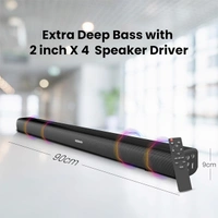 Gizmore BAR6100 60W RMS Portable Bluetooth Soundbar