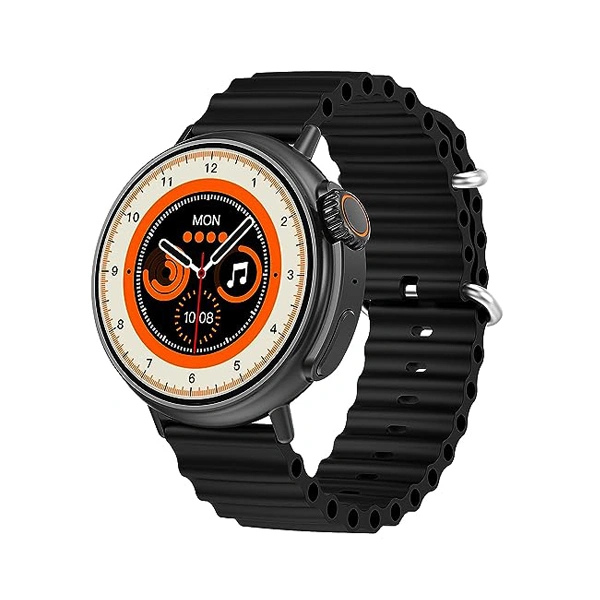 Gizmore Cult Bluetooth Calling Smartwatch with Zinc Alloy Body - Orange - Orange