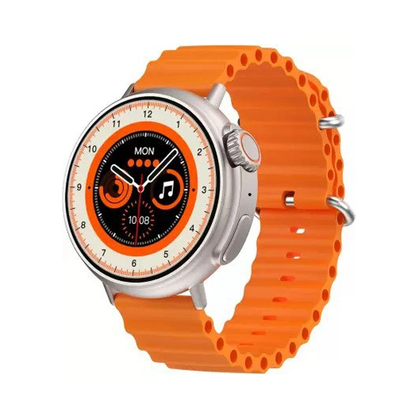 Gizmore Cult Bluetooth Calling Smartwatch with Zinc Alloy Body - Orange - Orange