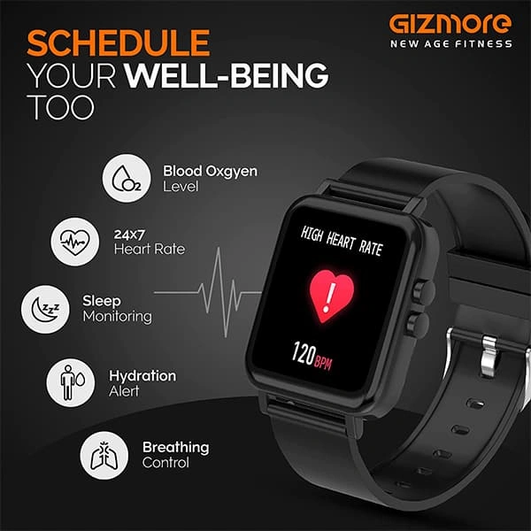 Gizmore GIZMORE GIZFIT 907 Smartwatch 1.4” Touch Display