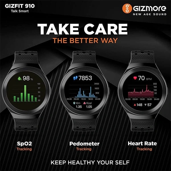 Gizmore GIZMORE GIZFIT 910 Bluetooth Calling Smartwatch