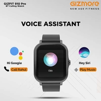 Gizmore GIZMORE GIZFIT 910 Pro Bluetooth Smartwatch - Silver - Silver