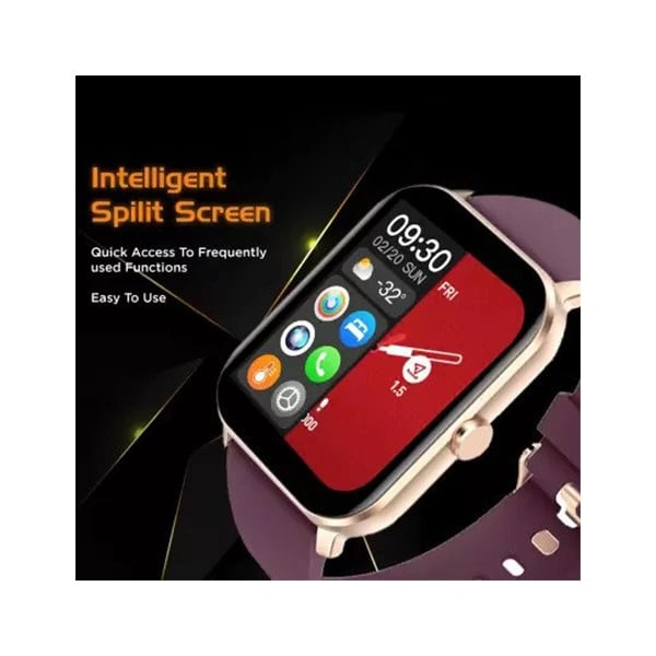 Gizmore GizFit 910 Ultra Bluetooth Calling Smartwatch with 1.69" HD Display - Grey - Grey