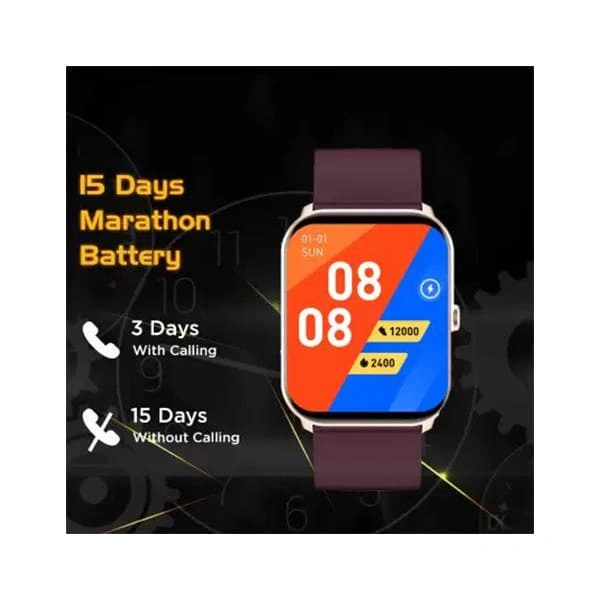 Gizmore GizFit 910 Ultra Bluetooth Calling Smartwatch with 1.69" HD Display - Grey - Grey